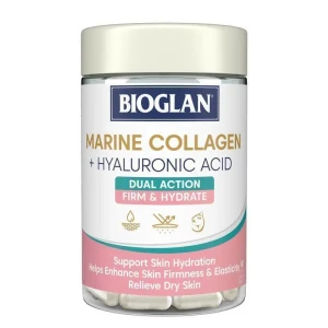 Bioglan Marine Collagen + Hyaluronic Acid | 80 Tablets