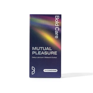 404 by Bold Care Mutual Pleasure Condoms | Ribbed &amp; Dotted