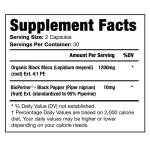 VigRX Organic Bio Maca | Peruvian Black Maca with BioPerine